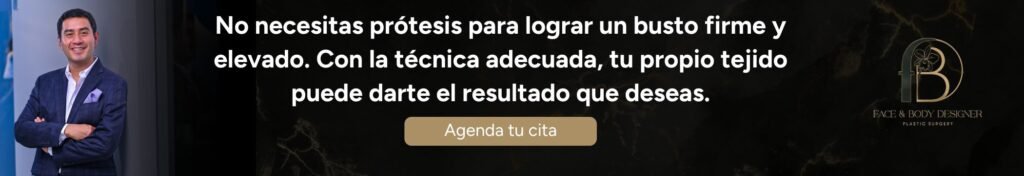 Realce de senos sin implantes en Colombia - Dr. Óscar Barón - cirujano plástico en Bogotá